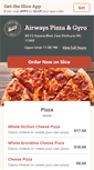 Mobile Screenshot of airwayspizzamenu.com